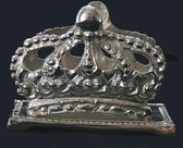 Servethouder kroon zilverkl. 11x6x8,5cm