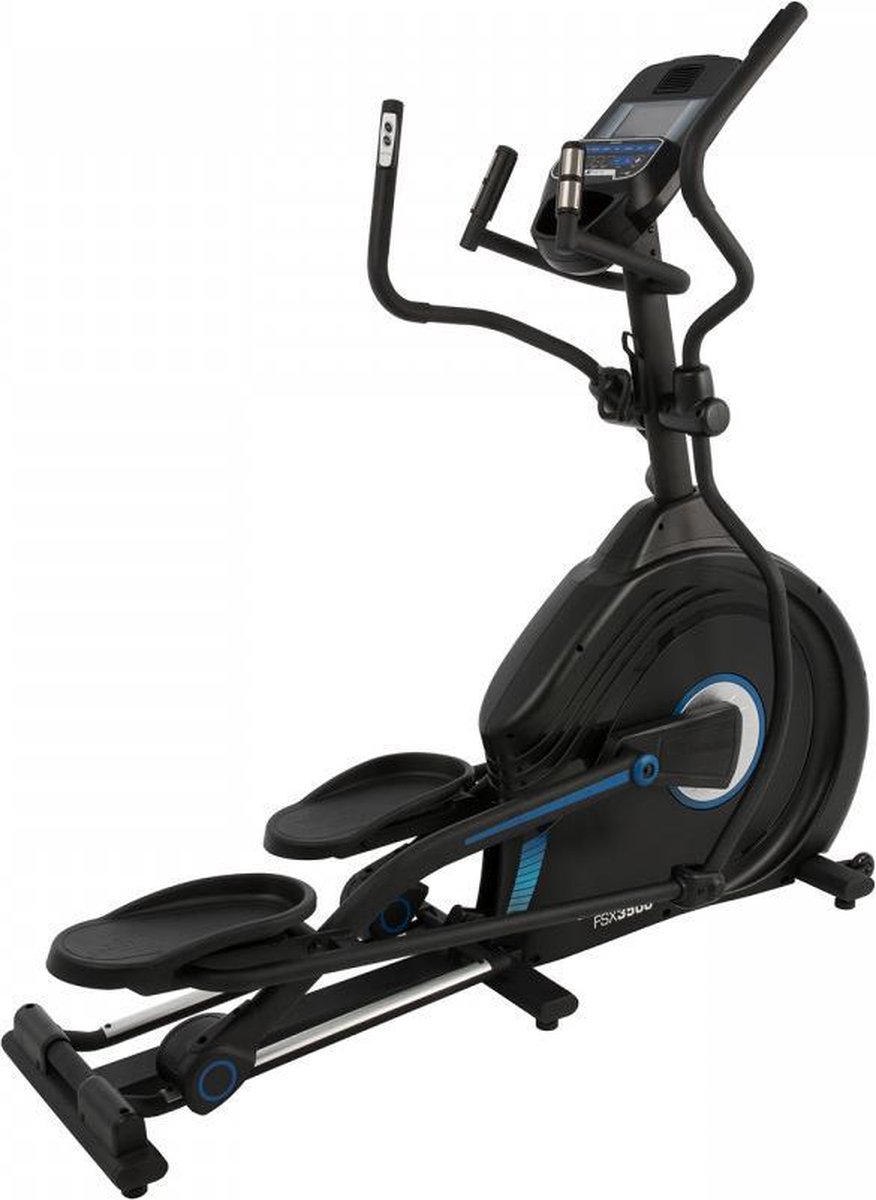 Afbeelding 2 van Xterra Fitness FSX3500 Crosstrainer Elliptical - Nieuwste model -  31 programma's, ingebouwde speakers, hartslagmeting, koelventilator, usb-port, BlueTooth, 17 cm display