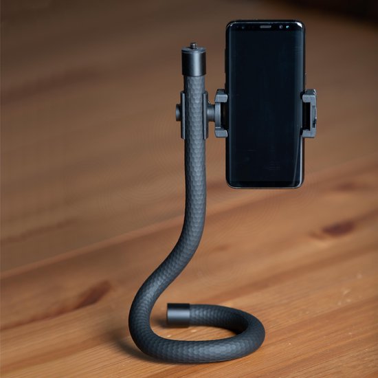 TENTA® flexible et extension de trépied TENTA® - Smartphone trépied, perche à selfie, support vidéo, support de téléphone - 52 cm