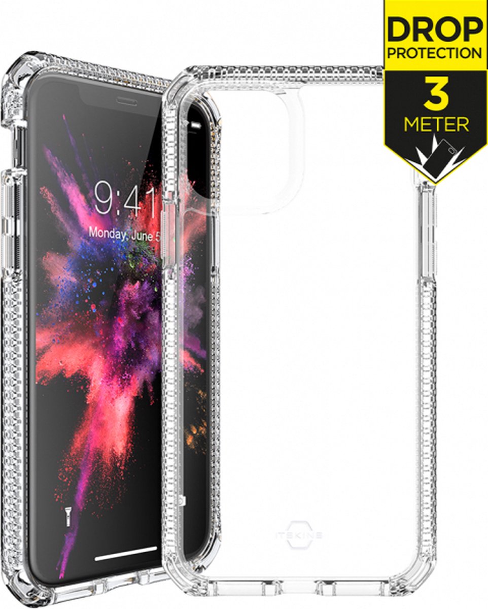 ITskins Supreme Clear cover geschikt voor Apple iPhone 11 - Level 3 bescherming - Transparant