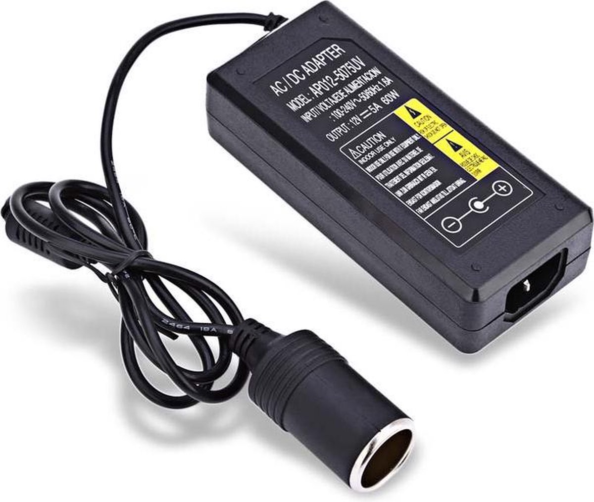 Adaptateur convertisseur AC vers DC 100V-240V à 12V Tension pour aspirateur  de voiture