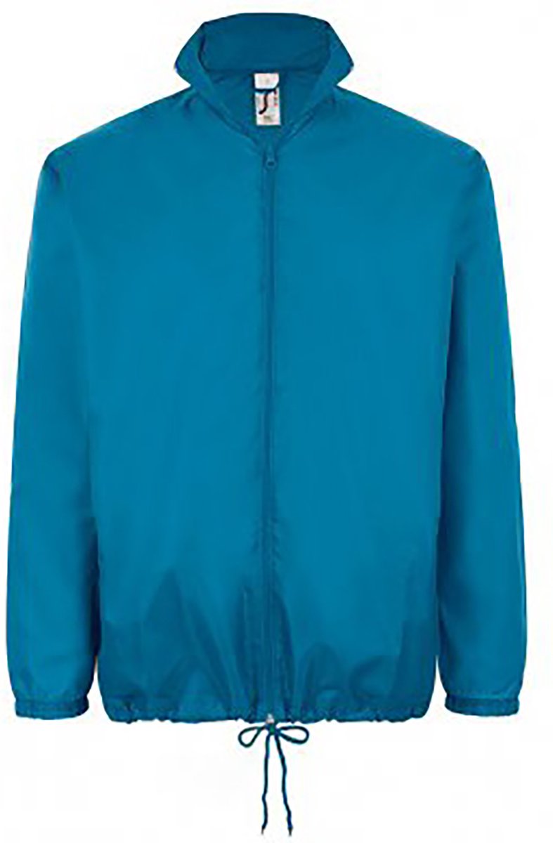 SOLS Unisex Shift Showerproof Windbreaker Jasje Aqua Blauw