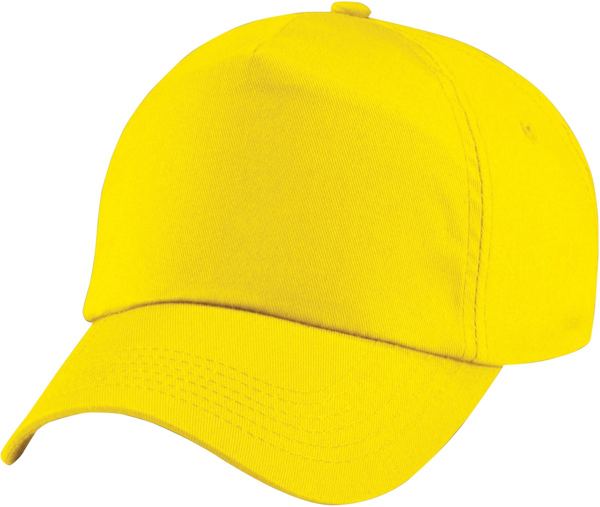Beechfield Unisex Junior Junior 5 Panel Baseball Cap (Geel)