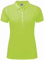 Russell Dames/dames Stretch Short Sleeve Polo Shirt (Kalk)