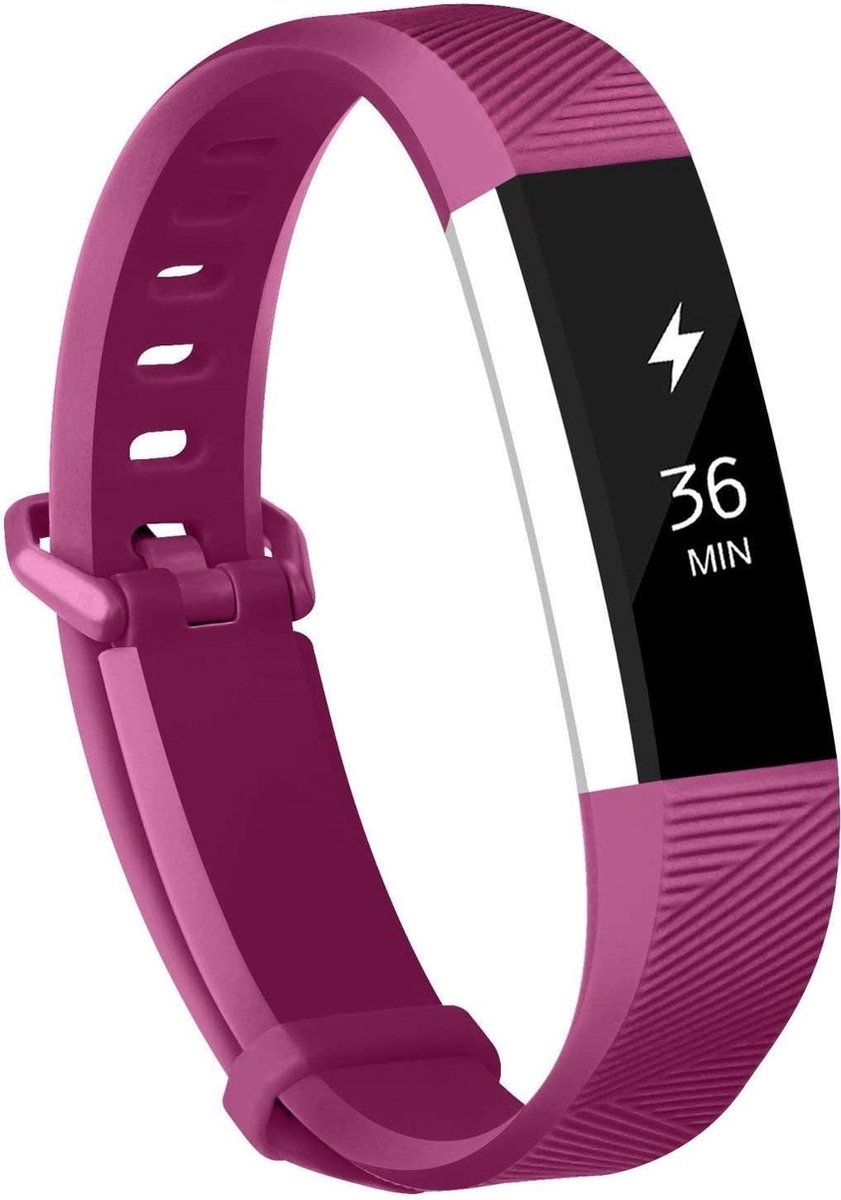 YPCd® Siliconen bandje - Fitbit Alta (HR) - Paars - Small