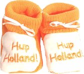 Voetbal - EK- Oranje - baby - newborn - slofje - Hup holland !