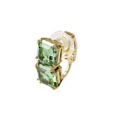 Swarovski Dames Oorknoppen Metaal - Zilverkleurig