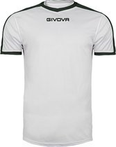 Sportshirt Givova Wit/zwart, maat M, MAC04 Revolution