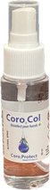 Coro3Col Spray 50 ml is op basis van 70% alcohol. Deze alcoholspray zorgt voor een intensief reinigend vermogen en is huidvriendelijk