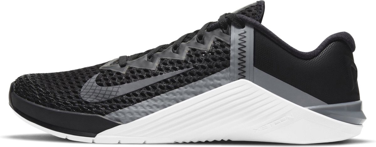 Nike Metcon 6 Sportschoenen - Maat 43 - Mannen - zwart - grijs - wit |  bol.com