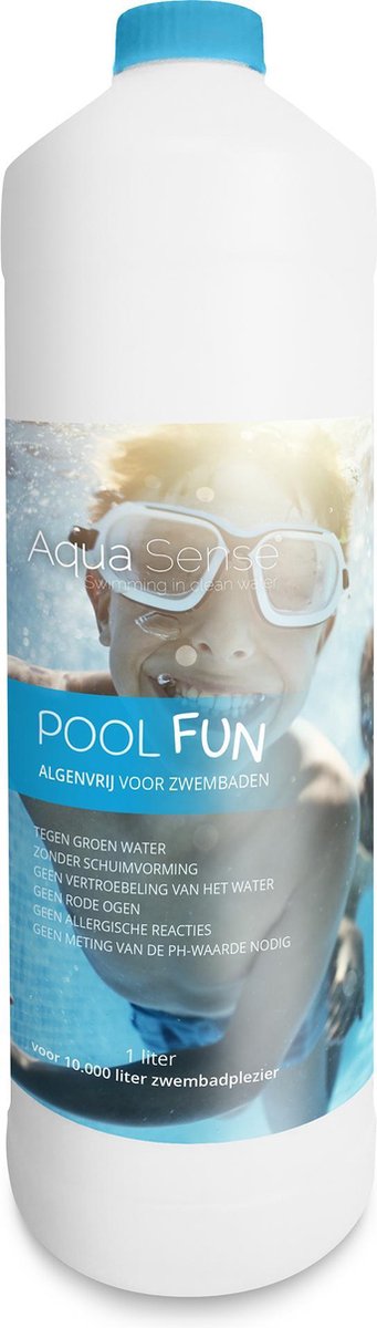 Pool-Fun | Algenvrij voor zwembaden 1 Liter | AquaSense