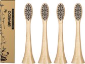 Bamboe Opzetborstels - Milieuvriendelijk -Geschikt voor Philips Sonicare - 4 stuks
