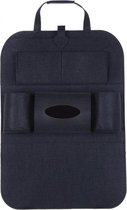 WiseGoods Luxe Auto Organizer - Autostoel - Kinderen - Telefoon, Flesjes, Tissue Doos & Documenten Opbergen Auto - Vilt - Zwart