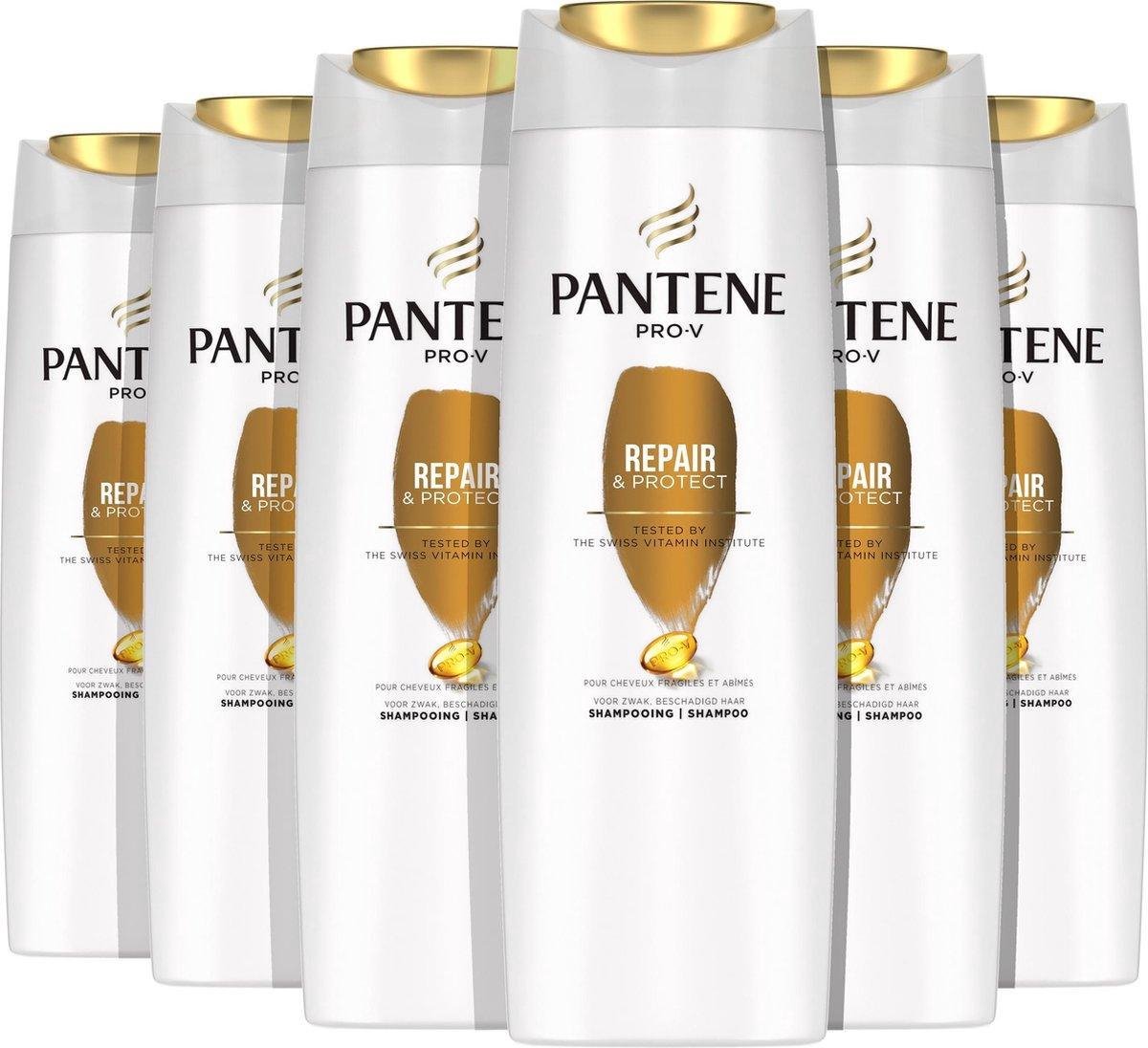 Pantene - Pro-V - Shampoo - Repair & Protect - 6 x 500 ml - Voordeelverpakking