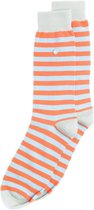 Alfredo Gonzales sokken harbour stripes oranje & wit - 42-45