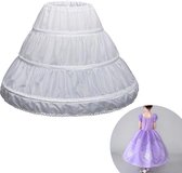 Onderrok - 55 cm - volume kinderen Communie jurk Petticoat prinsessen jurk bruidsmeisje kinderen wit - verkleedkleding
