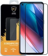 Oppo Find X3 Lite screenprotector - MobyDefend gehard glas screensaver - Zwarte randen - Glasplaatje Geschikt Voor Oppo Find X3 Lite