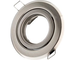 Groenovatie Inbouwspot - Rond - Kantelbaar - GU10 Fitting - Ø 100 mm - Satijn