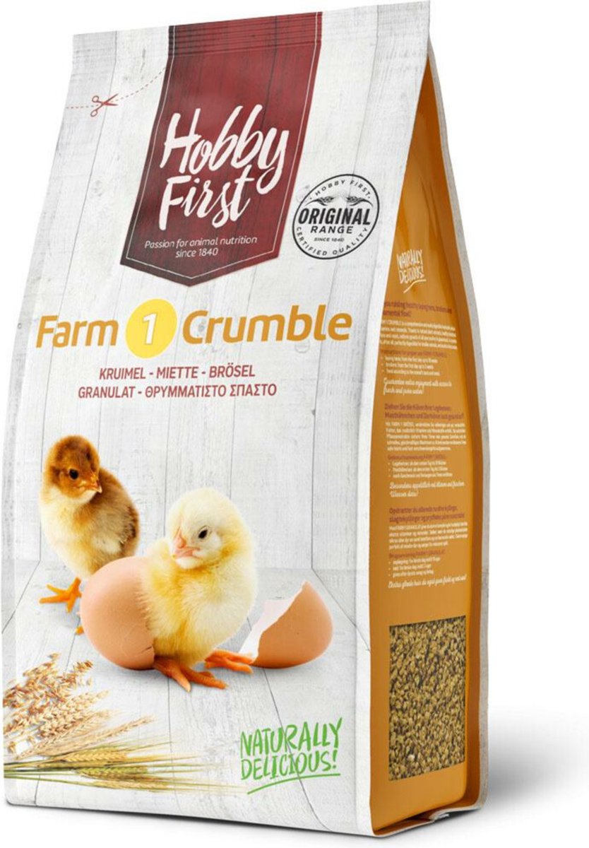 3x HobbyFirst Farm 1 Kruimel 4 kg