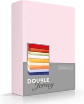 Romanette Hoeslaken Double Jersey Roze 80/90/100 x 200/210/220 cm