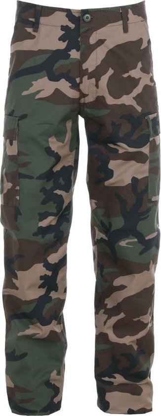 BDU camouflage broek - Woodland - Maat S