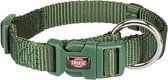 Trixie halsband hond premium bosgroen - 30-45x1,5 cm - 1 stuks