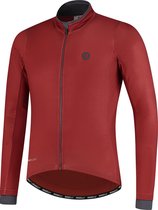 Rogelli Essential Fietsshirt - Lange Mouwen - Heren - Bordeaux - Maat S