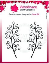 Woodware Clear stempel singles Carla leaf