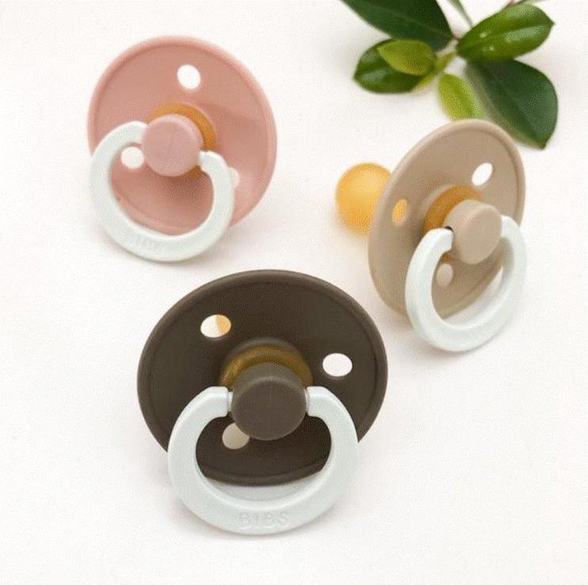 BiBS Colour Pacifier Glow in the Dark Stage 2 Fopspeen 2 stuks