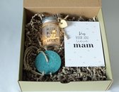 Minibox "Mijn mama is de liefste", Cadeau Moederdag, little star light, zeep