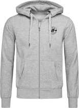 FitProWear Vest Heren - Grijs - Maat S - Vest Katoen - Heren Kleding - Zoodie - Sportkleding - Zip Hoodie - Sportvest - Vest Heren - Hoodie - Sweatvest - Zip-Hoodie - Vest