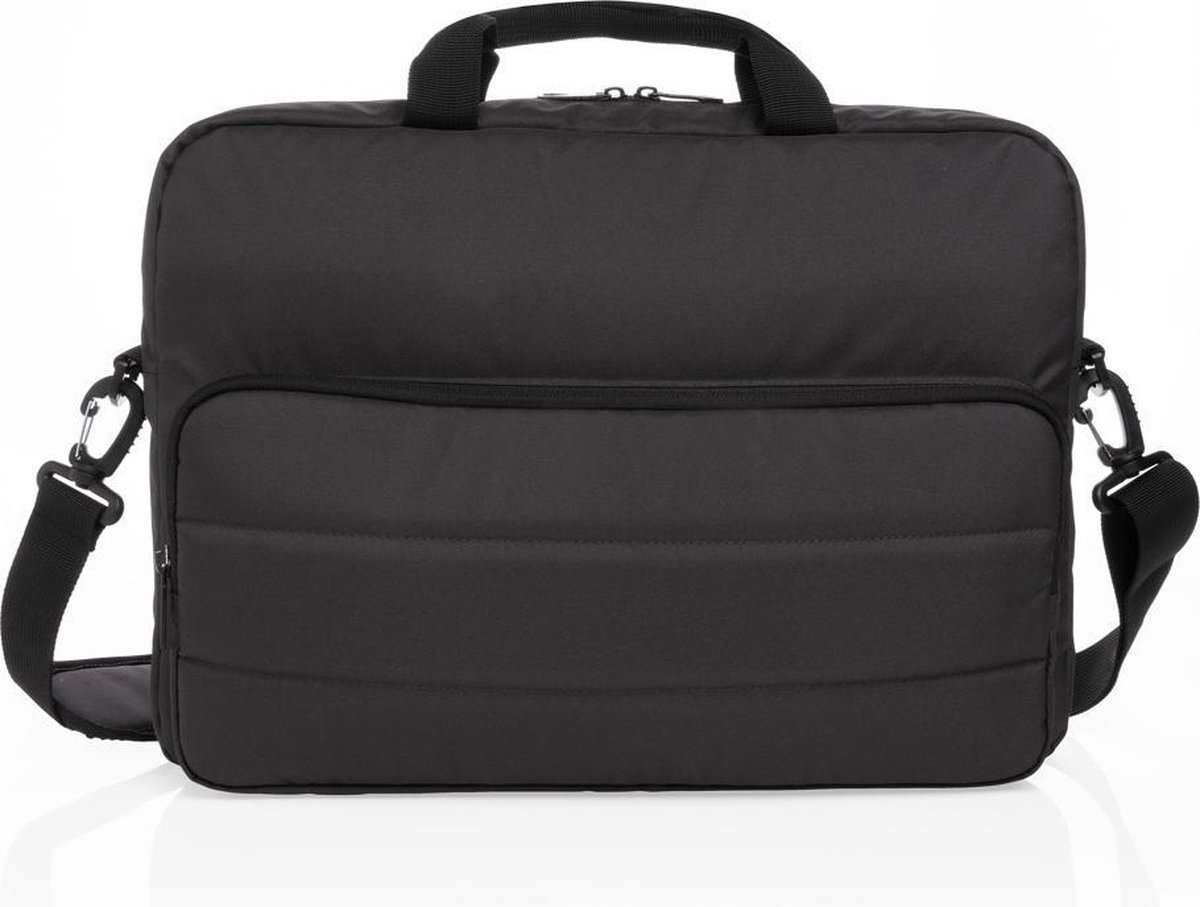 XD Xclusive Impact AWARE™ RPET 15,6" laptoptas rPET, PU zwart