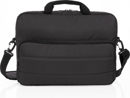 XD Xclusive Impact AWARE™ RPET 15,6" laptoptas rPET, PU zwart