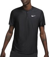 Nike Court Breathe Adventage  Sportshirt - Maat M  - Mannen - Zwart/Wit