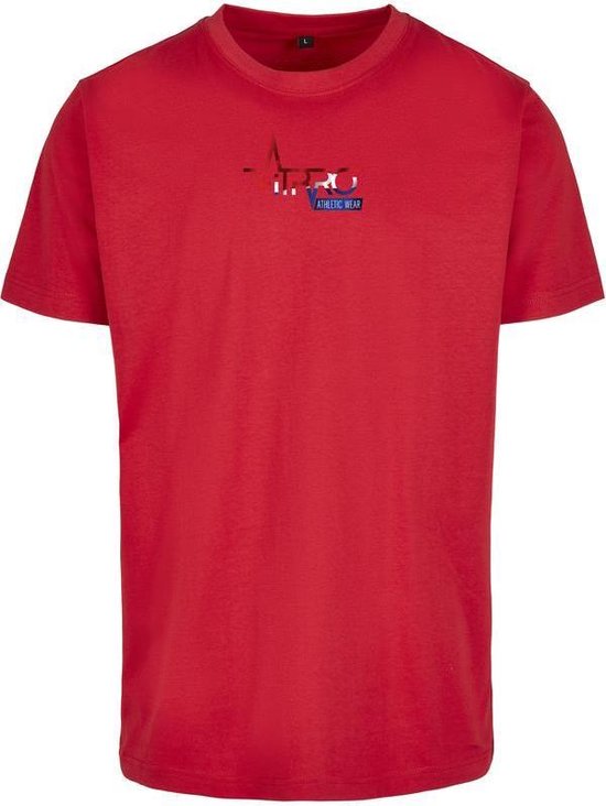 FitProWear Casual T-Shirt Dutch - Rood - Maat S - Casual T-Shirt - Sportshirt - Slim Fit Casual Shirt - Casual Shirt - Zomershirt - Rood Shirt - T-Shirt heren - T-Shirt
