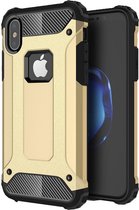 Voor iPhone X / XS Magic Armor TPU + PC-combinatiebehuizing (goud)