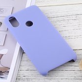 Effen kleur Vloeibare siliconen valbestendige beschermhoes voor Xiaomi Mi 6X (lichtpaars)