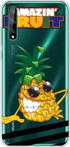 Voor Huawei Enjoy 10S Painted TPU beschermhoes (ananas)