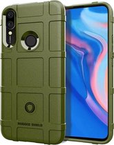 Schokbestendige beschermhoes Volledige dekking Siliconen hoesje voor Huawei Y9 (2019) / Enjoy 9 Plus (legergroen)