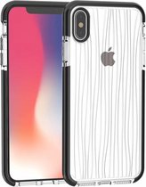 Let op type!! Ripples Pattern TPU Protective Case for iPhone XS Max(Black)