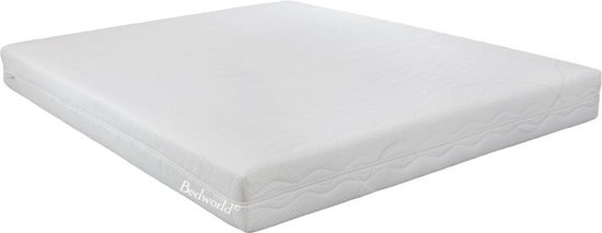 Bedworld Matras 160x220 cm Tweepersoons - Koudschuim - Gemiddeld Comfort - Matrashoes met rits