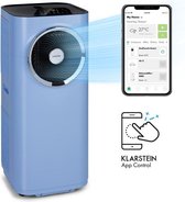 Klarstein Kraftwerk Smart 12K mobiele airco met WiFi - 12.000 BTU / 3,2 kW 385 m³/h - air conditioner portable voor 35 tot 59 m² - mobile airconditioning ventilator - R290 aircoole