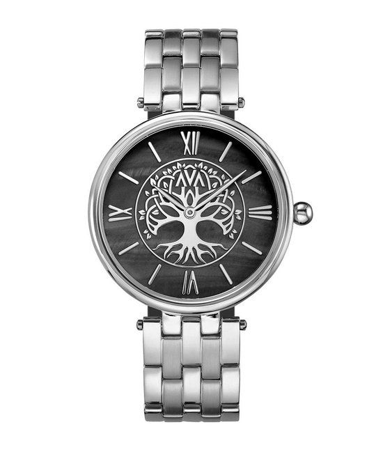 AVA Yggdrasil Silver Svart Parla Montre femme 32 mm bol