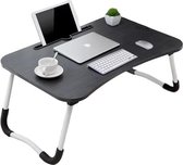 Laptoptafel l Bedtafel | Schoottafel l Laptopstandaard l Tablethouder | Zwart|