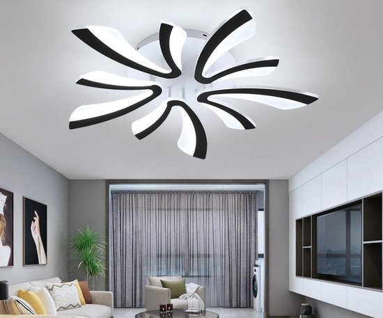 Mededogen Helaas Graden Celsius Uniclamps LED - 5 Head Plafondlamp - Zwart - Warm White - Woonkamerlamp -  Moderne lamp... | bol.com