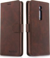 Voor Xiaomi Redmi 8 / 8A Diaobaolee Pure Fresh Texture Horizontale Flip Leather Case met houder & kaartsleuf & portemonnee & fotolijst (bruin)