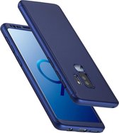 Voor Galaxy S9 + Frosted PC Hard volledig ingepakte beschermhoes (blauw)