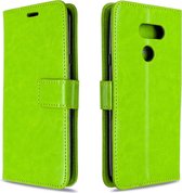 Voor LG K40S Crazy Horse Texture Horizontaal Flip Leren Case met Houder & Kaartsleuven & Portemonnee & Fotolijst (Hebzucht)
