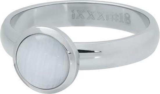 iXXXi Jewelry - Vulring - 1 Pink stone - Zilverkleurig - 4mm - Maat 21
