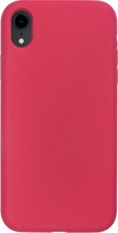 Etui rigide en Siliconen BMAX pour iPhone XR / Coque rigide / Etui de protection / Etui de téléphone / Etui rigide / Protection de téléphone - Rouge/Rose